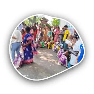 Relief fund distribution to people effected teesta flash flood